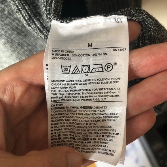 BANANA REPUBLIC Grey Open Front Cardigan - Picture 4 of 4